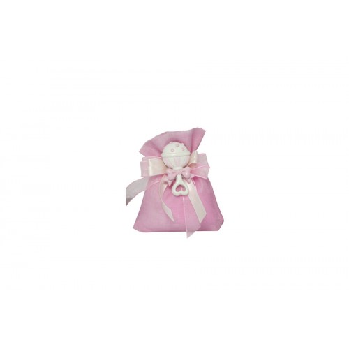 bomboniera magnete rosa celeste 