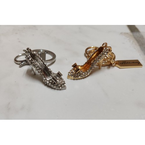 portachiavi scarpetta oro argento