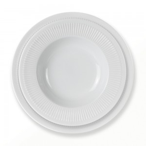 servizio piatti bianco sunny