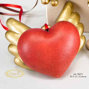 Bomboniera cuore con ali in offerta
