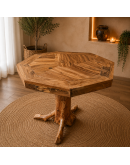 Tavolo basso in legno d'ulivo