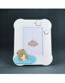 portafoto con orsetto su nuvola