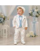 Abito bimbo bianco celeste Abito bimbo bianco celeste
