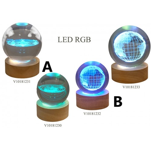 globo con led rgb 