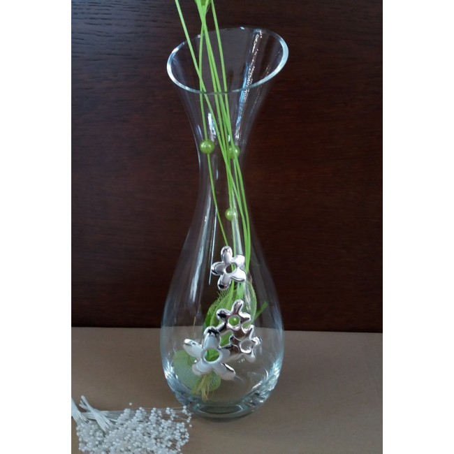Vaso in cristallo taglio obliquo