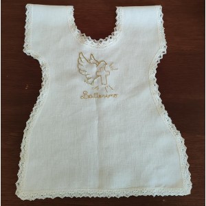 veste battesimo ricamata 