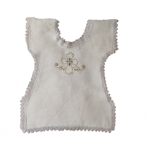 veste battesimo croce ricamata veste battesimo croce ricamata