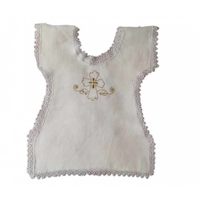 Veste battesimo croce ricamata Veste battesimo croce ricamata