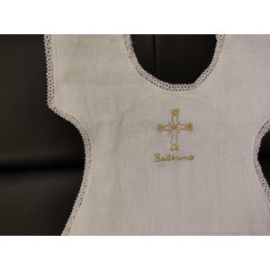 veste battesimo croce