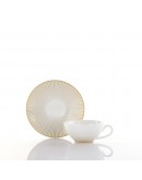 servizio piatti tazze oro vintage gold luce