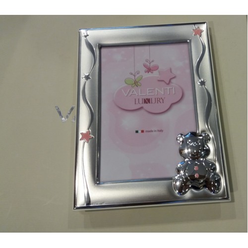Portafoto in argento valenti rosa