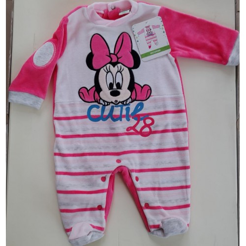 tutina bimba minnie righe  tutina bimba minnie righe