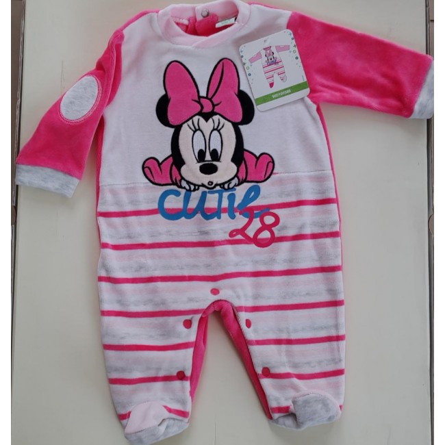 Tutina bimba minnie righe Tutina bimba minnie righe