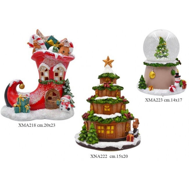 Albero scarpone sfera natale