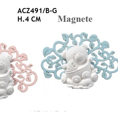 magnete albero celeste con orsetto