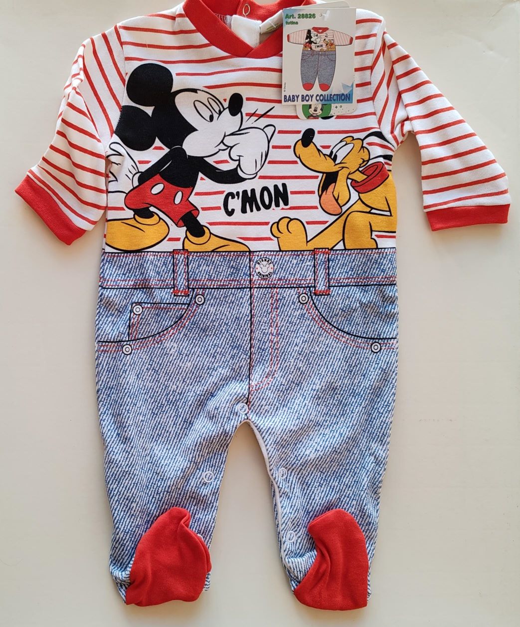 Tutina disney a righe arancio Tutina disney a righe arancio