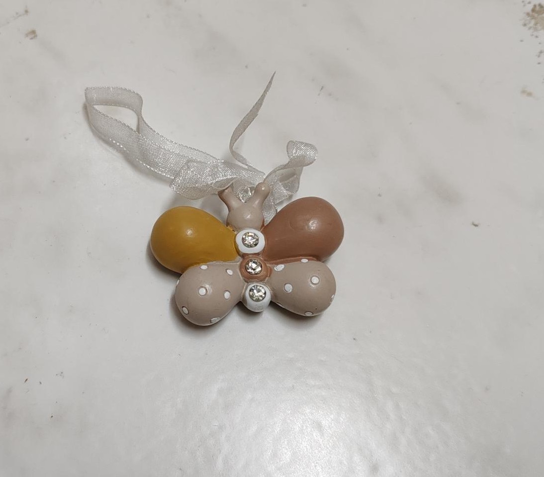 Bomboniera magnete farfalla con strass