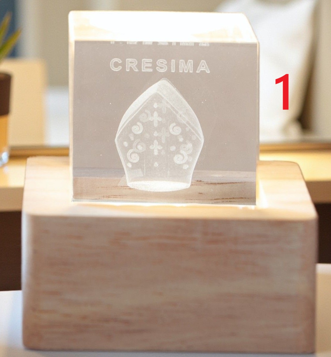 Bomboniera cubo led