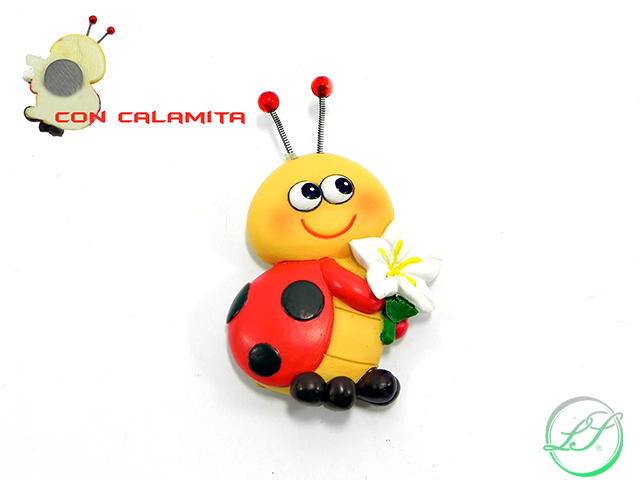 Le Stelle Bomboniera magnete coccinella