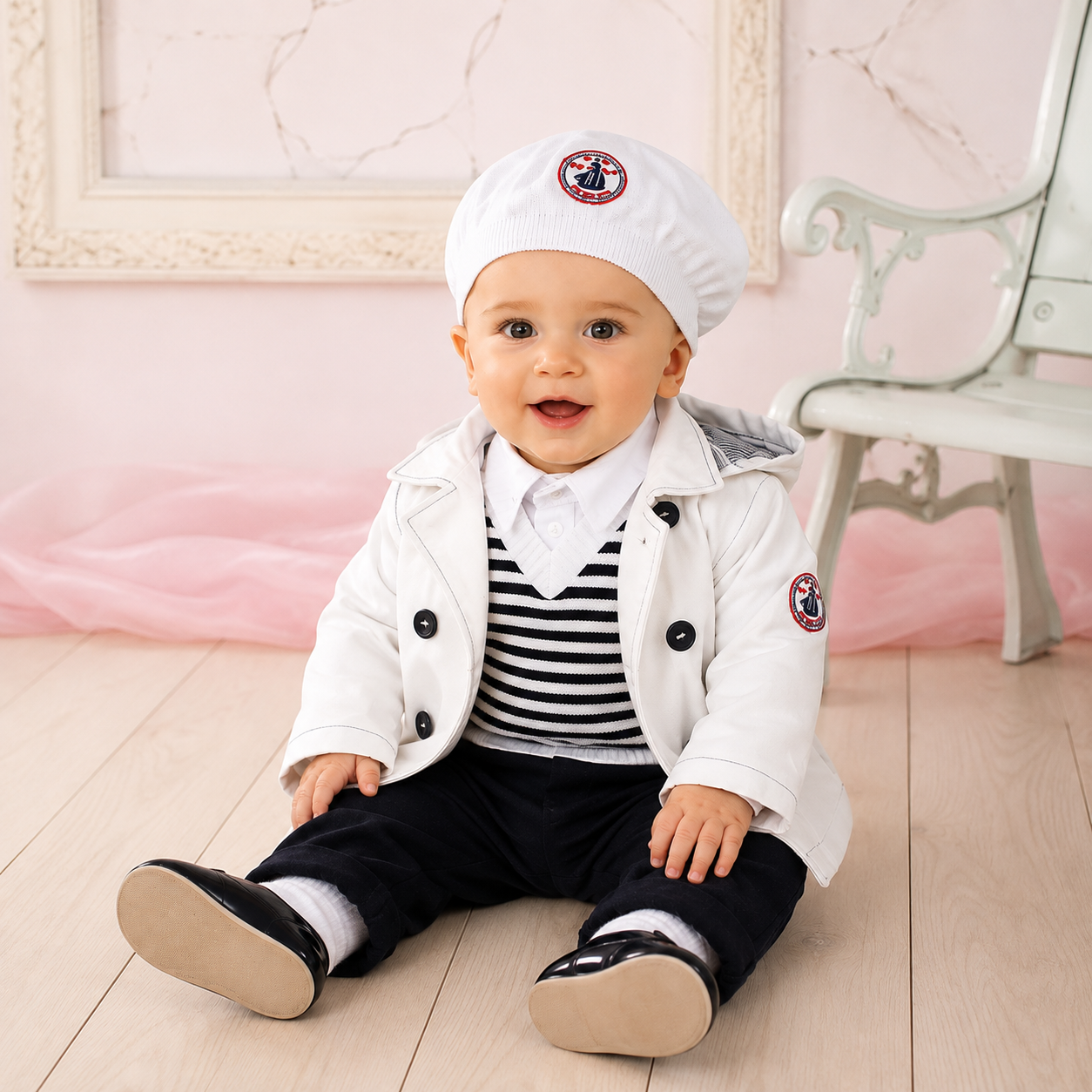 Abito bimbo con cappotto Abito bimbo con cappotto