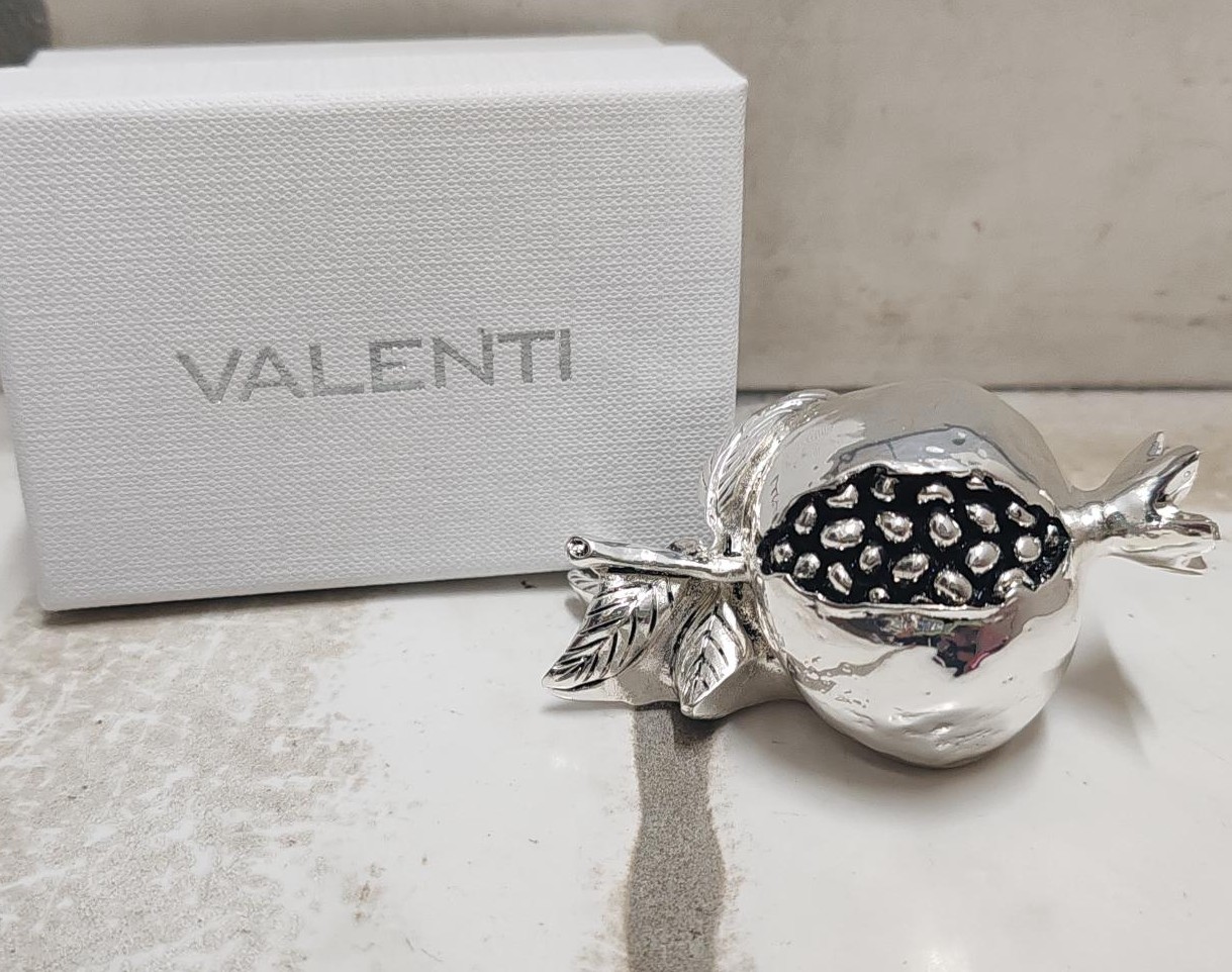 Bomboniera melograno argento valenti grande Bomboniera melograno argento valenti grande