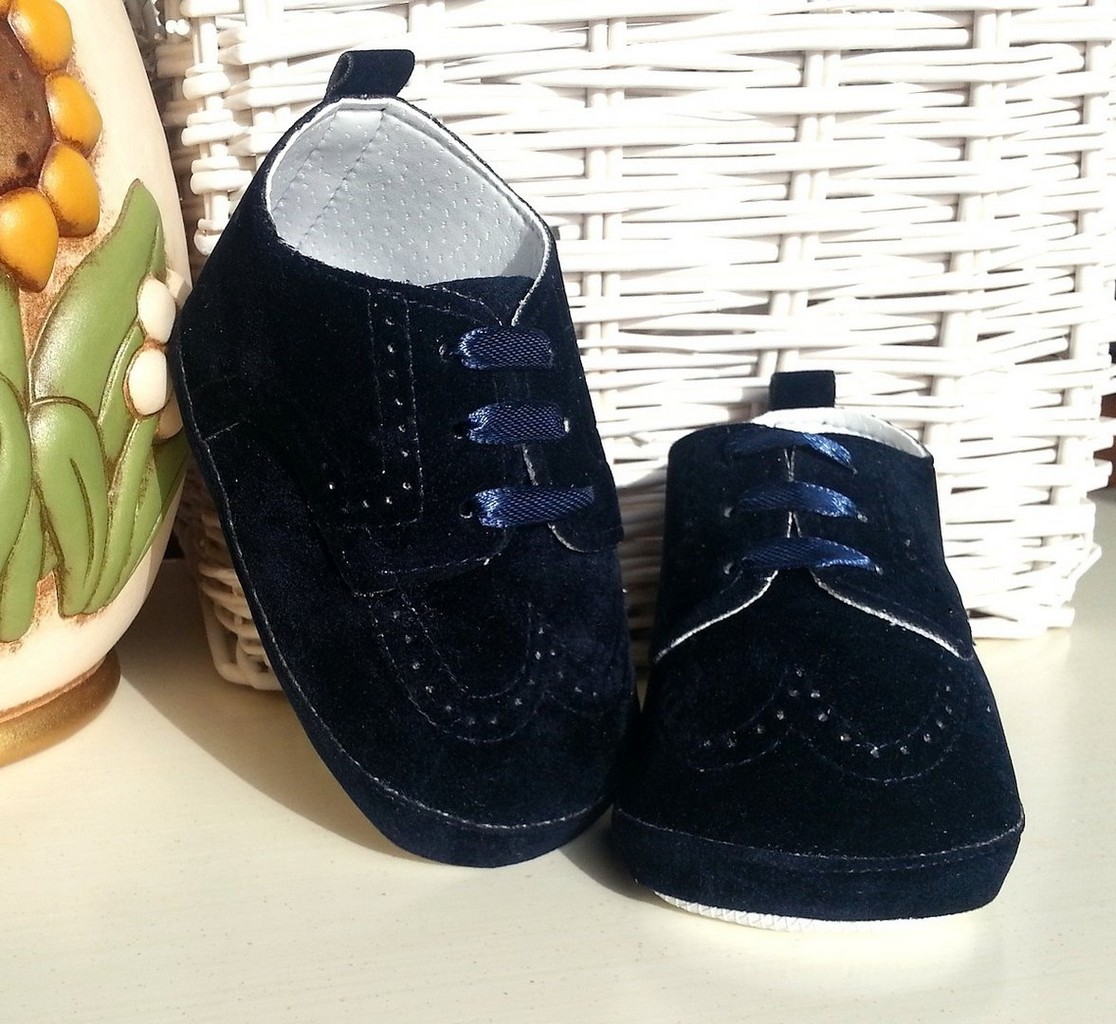 Scarpette bimbo scamosciate blu Scarpette bimbo scamosciate blu