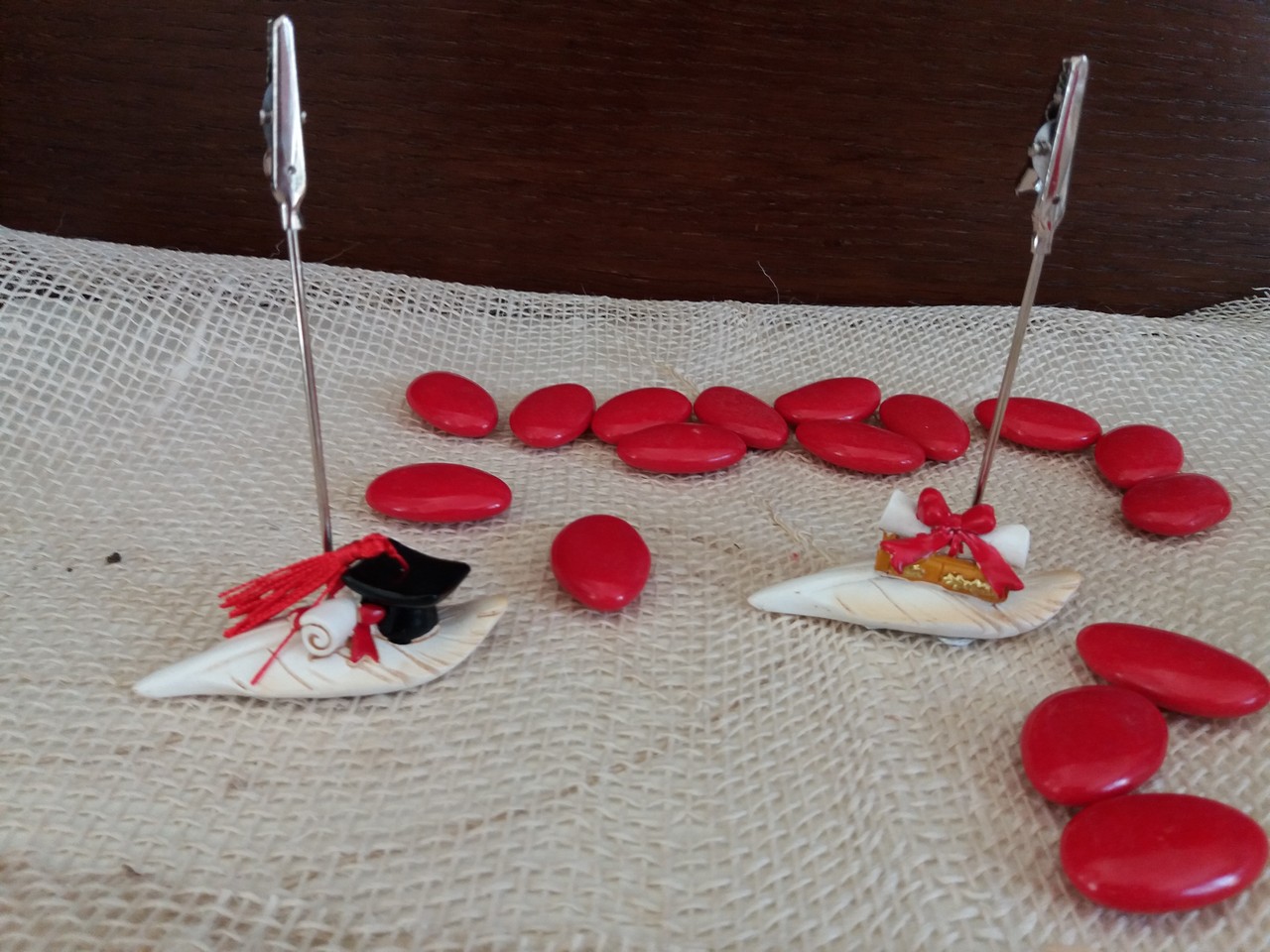 Bomboniera clip laurea
