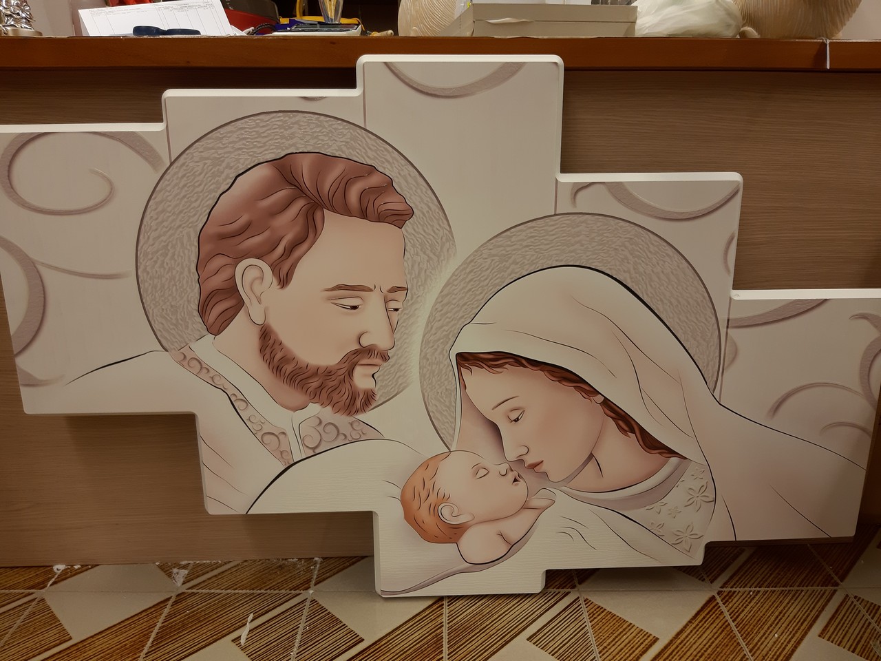 Quadro sacra famiglia legno Quadro sacra famiglia legno