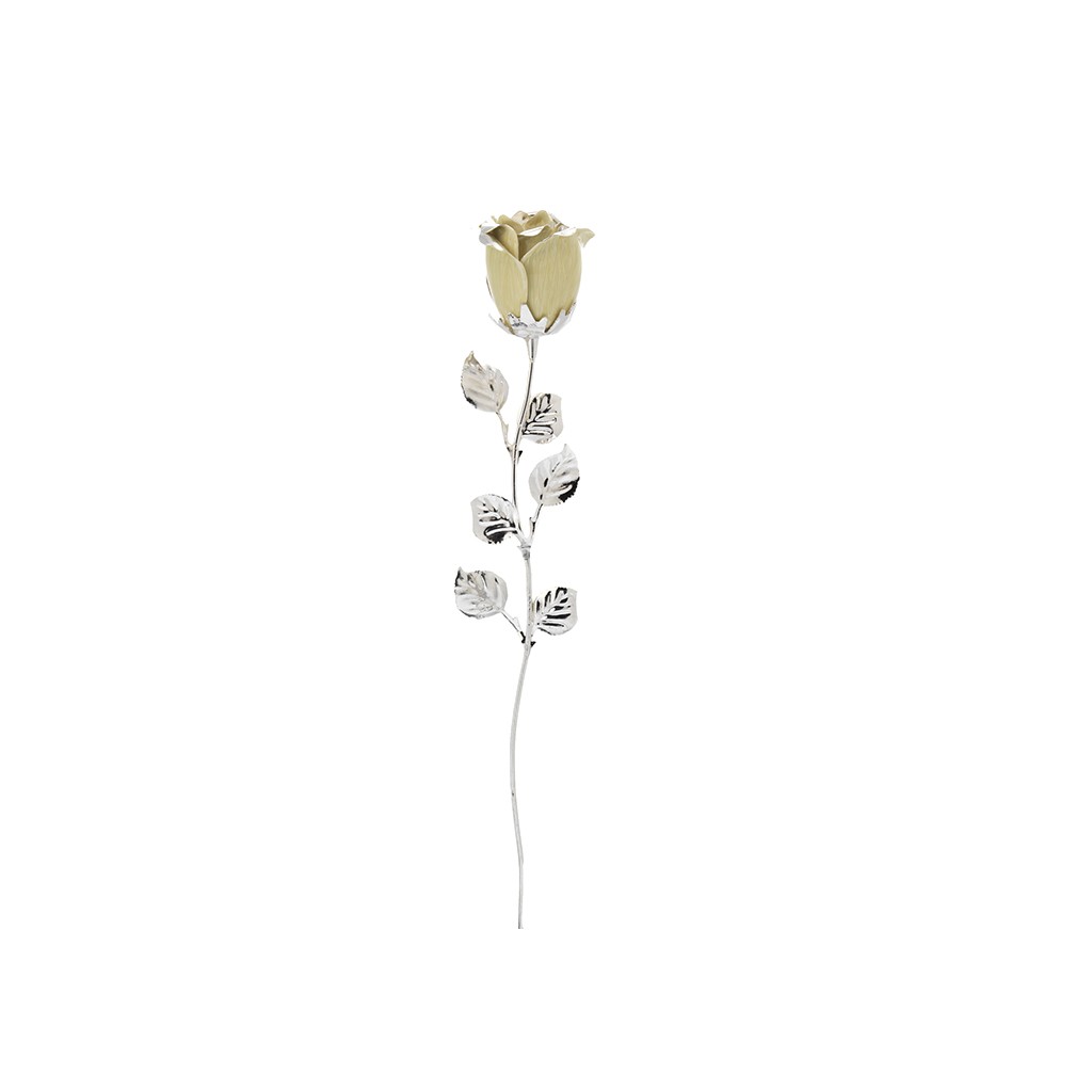 Bomboniera stelo rosa argento grande Bomboniera stelo rosa argento grande