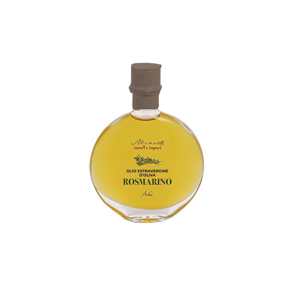 Bomboniera olio aromatizzato in bottiglia flaminia