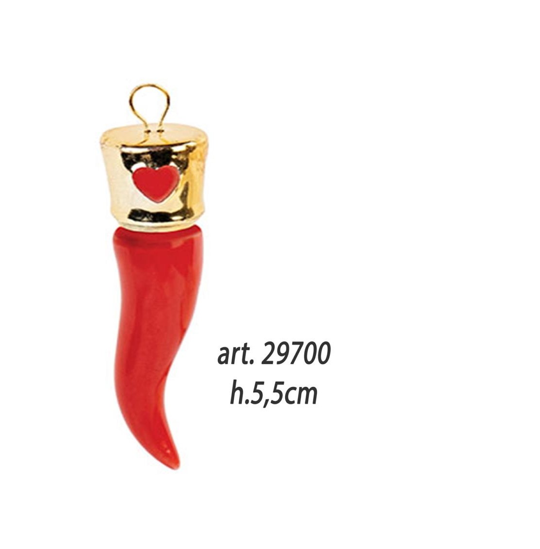 Bomboniera cornetto rosso piccolo