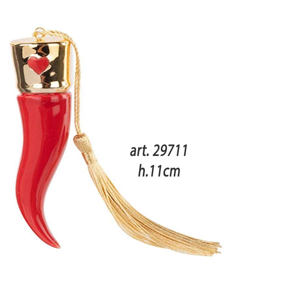 Bomboniera cornetto rosso bianco celeste rosa 11cm