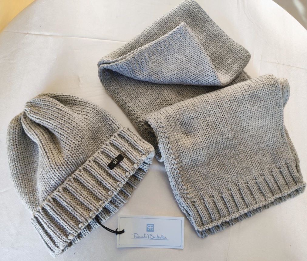 sciarpa e cappello uomo renato balestra