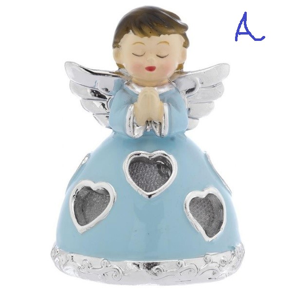Bomboniera angelo celeste con led