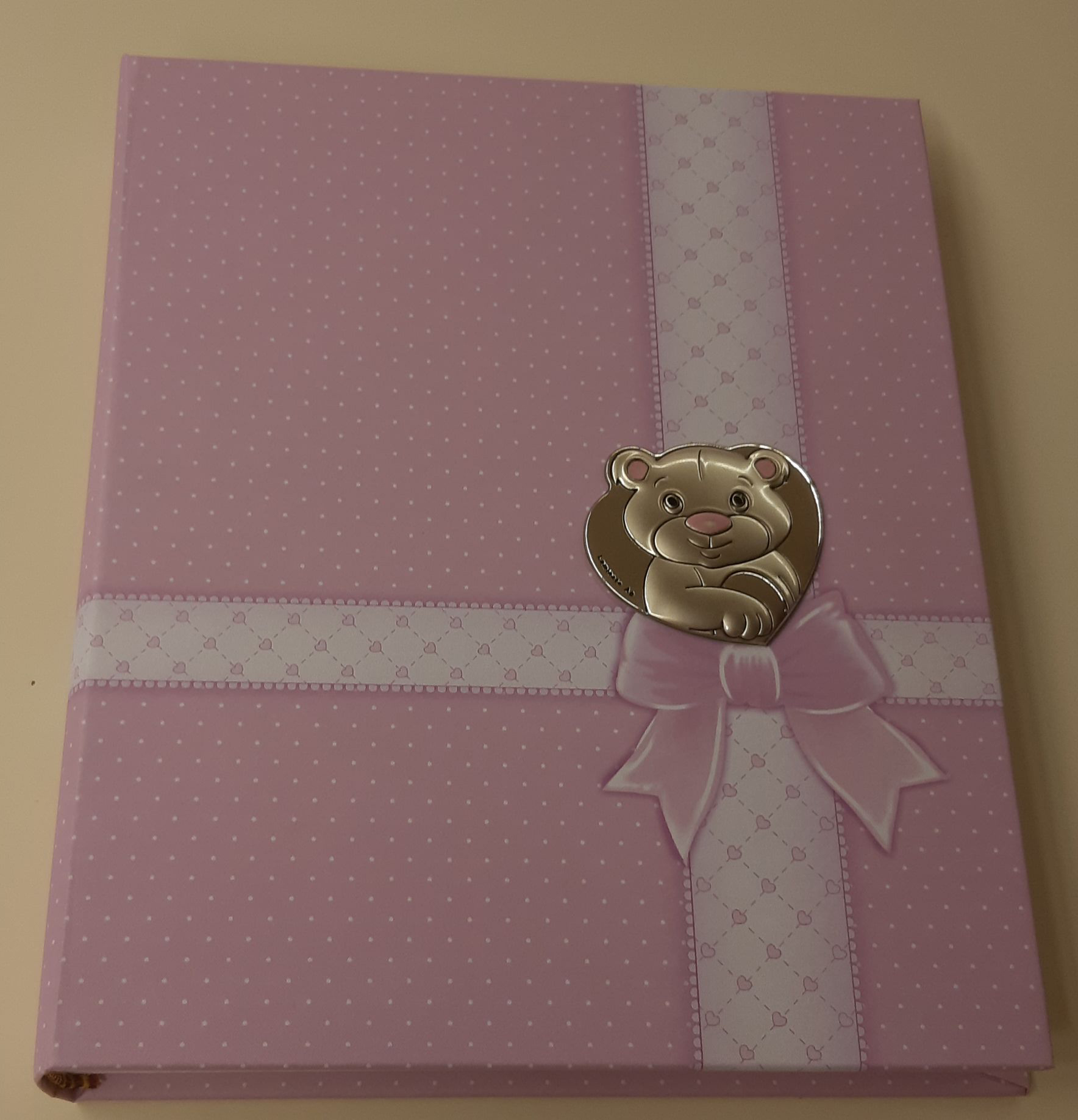 Album rosa con orsetto Album rosa con orsetto