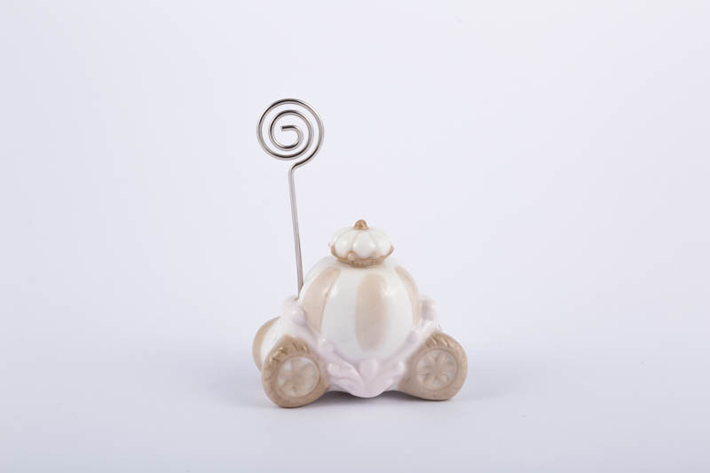 Bomboniera segnaposto clip carrozza