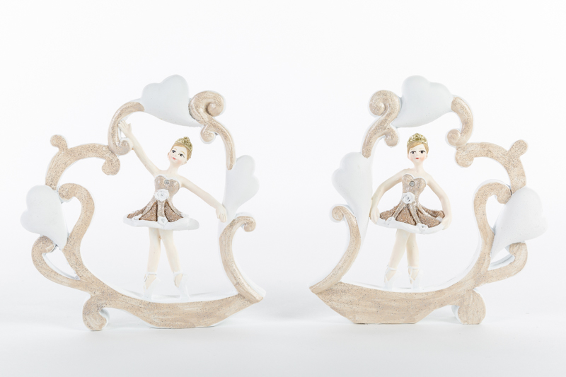 Bomboniera ballerina in cuore le stelle