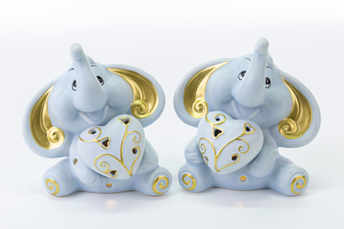Bomboniera elefante con led