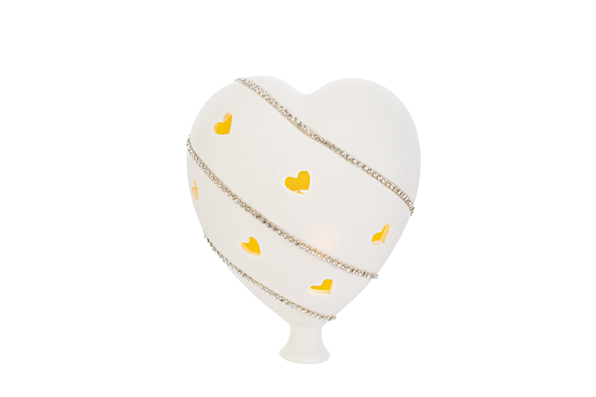 Bomboniera palloncino cuore con led le stelle