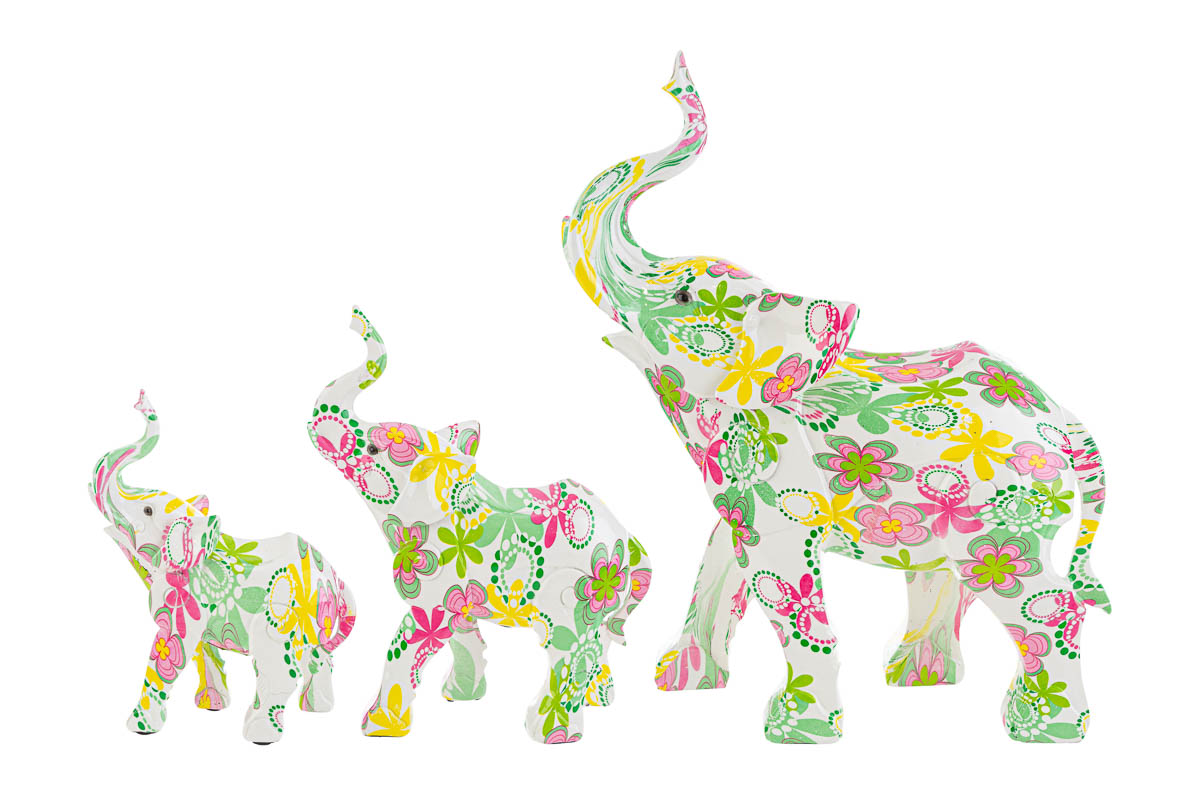 Bomboniera elefante a fiori le stelle