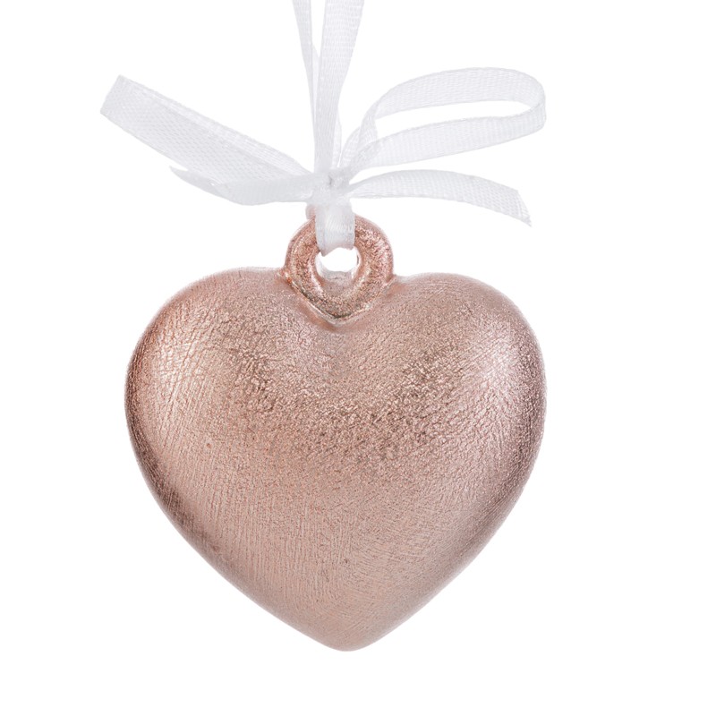 Bomboniera appendino magnete cuore rosa celeste oro
