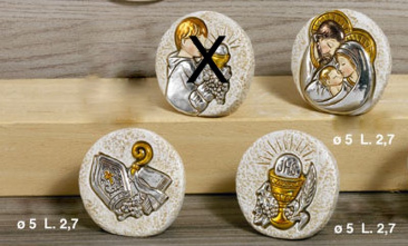 Bomboniera icona sacra tonda