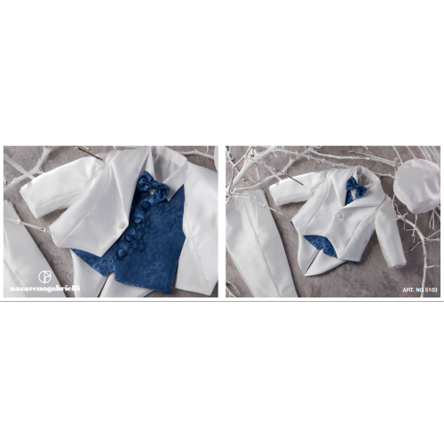 Abito bimbo panna blu nazareno gabrielli