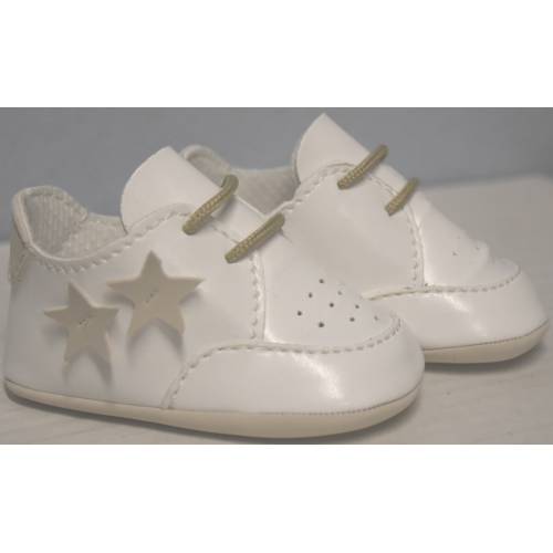 Scarpe bimbo bianche con stelline Scarpe bimbo bianche con stelline