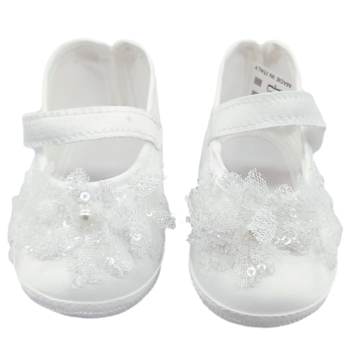 Scarpe bimba bianche
