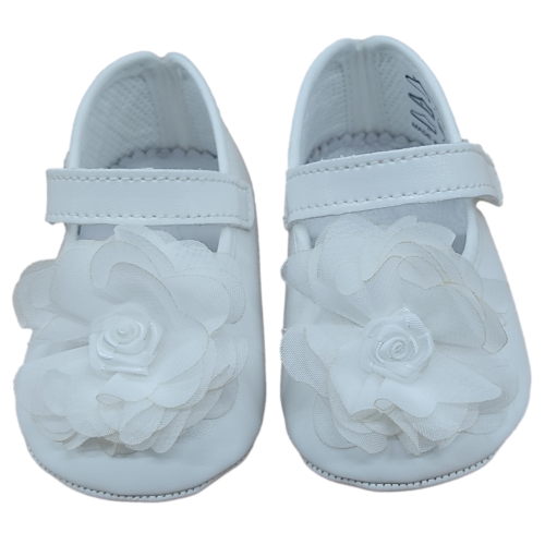 Scarpe bimba eleganti con rosa Scarpe bimba eleganti con rosa