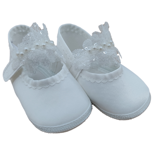 Scarpette bimba con perline Scarpette bimba con perline