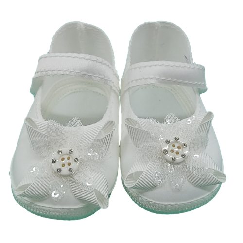 Scarpe bimba con bottone