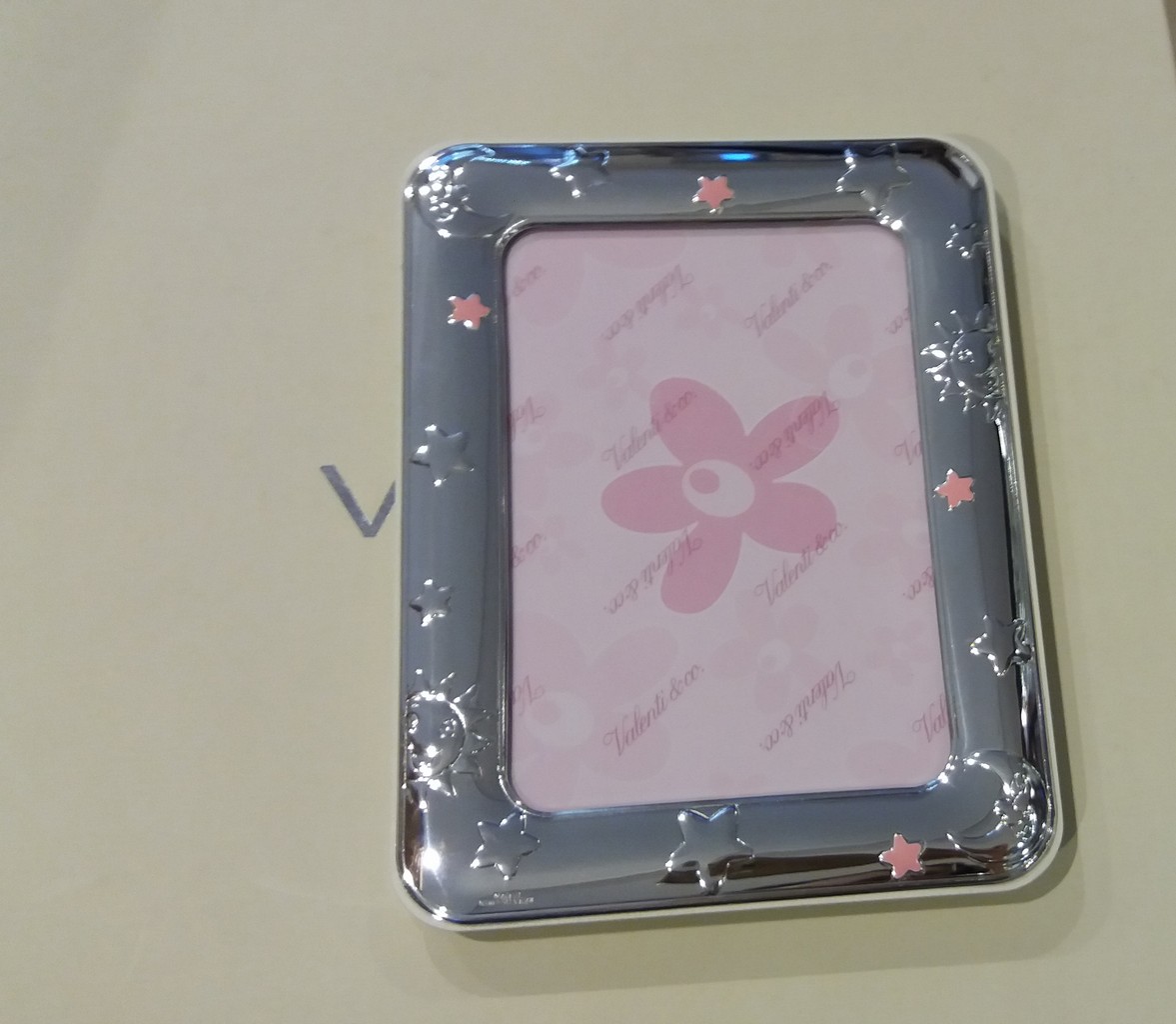 Portafoto in argento valenti rosa
