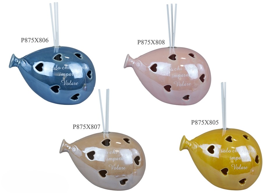 Bomboniera profumatore palloncino con led